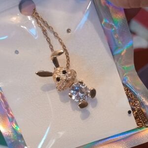 ♥️A Individually $10 Or Bundle 5/$20 Gold Easter Bunny Necklace